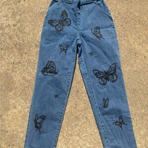 Croft & Barrow Denim Elastic Waist Pants
